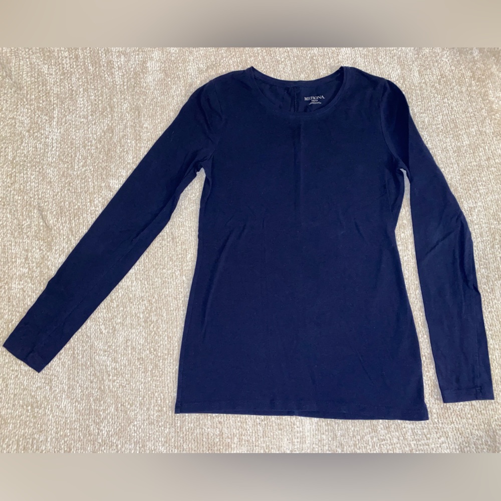 5/$25 Navy Long Sleeve